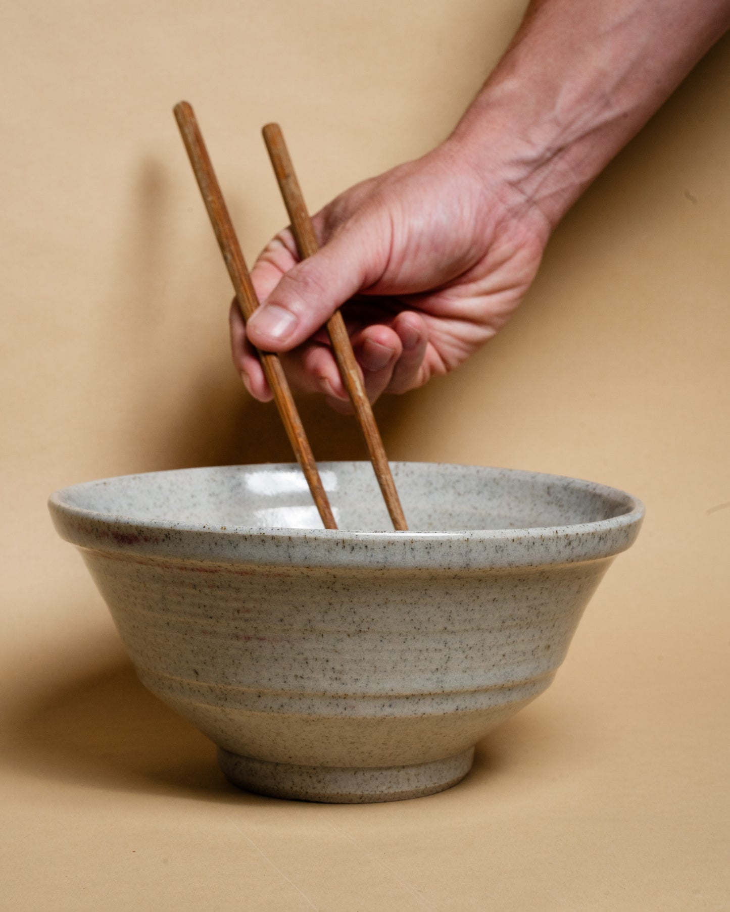 RAMEN BOWL IN CLEAR STONE
